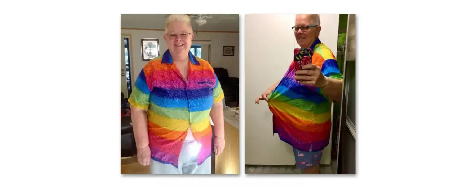 E.V. before and after